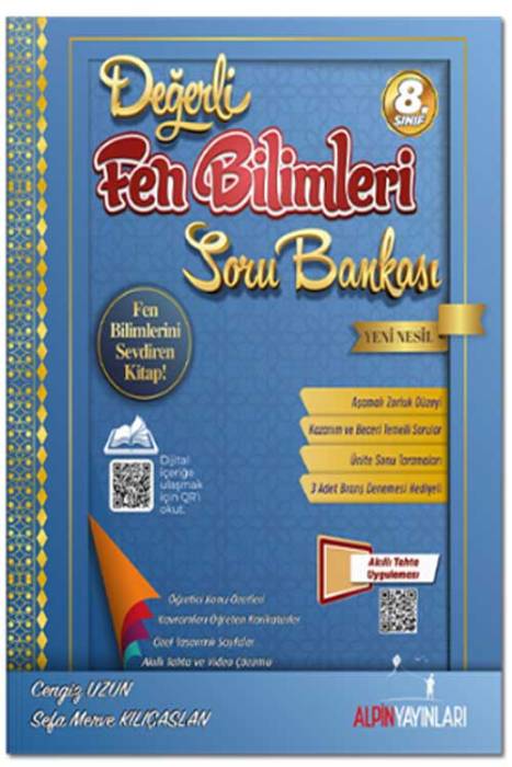 8. Sınıf Değerli Fen Bilimleri Soru Bankası Alpin Yayınları