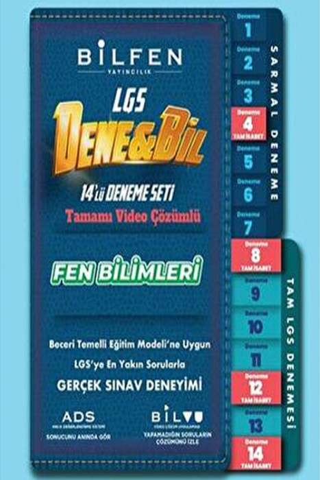 8. Sınıf Denebil Fen Bilimleri 14'lü Deneme Seti Bilfen Yayıncılık