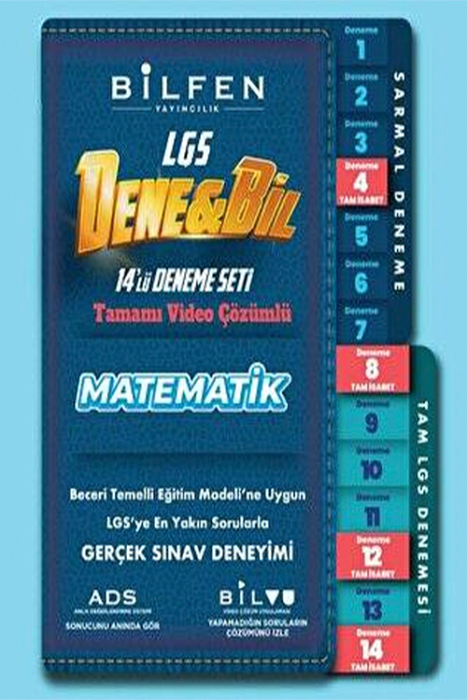 8. Sınıf Denebil Matematik 14'lü Deneme Seti Bilfen Yayıncılık