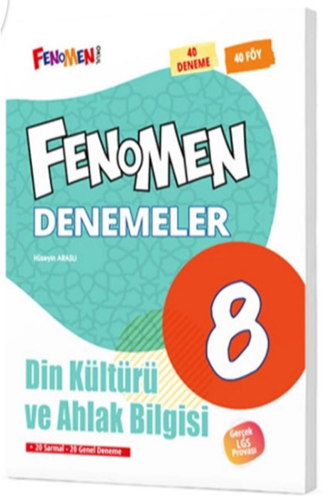 8. Sınıf Din Kültürü ve Ahlak Bilgisi 40 Deneme Fenomen Yayınları