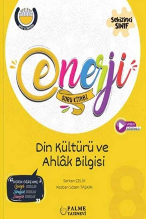 8. Sınıf Din Kültürü ve Ahlak Bilgisi Enerji Soru Kitabı Palme Yayınevi