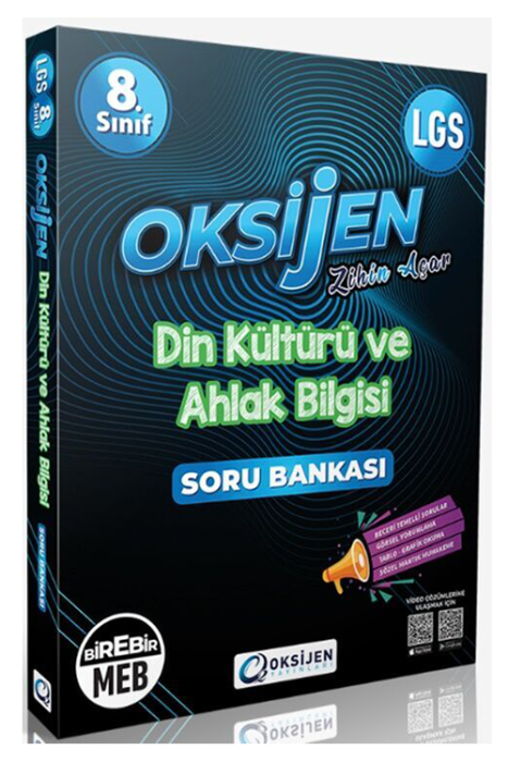 8. Sınıf Din Kültürü ve Ahlak Bilgisi Soru Bankası Oksijen Yayınları