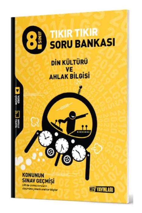 8. Sınıf Din Kültürü ve Ahlak Bilgisi Tıkır Tıkır Soru Bankası Hız Yayınları