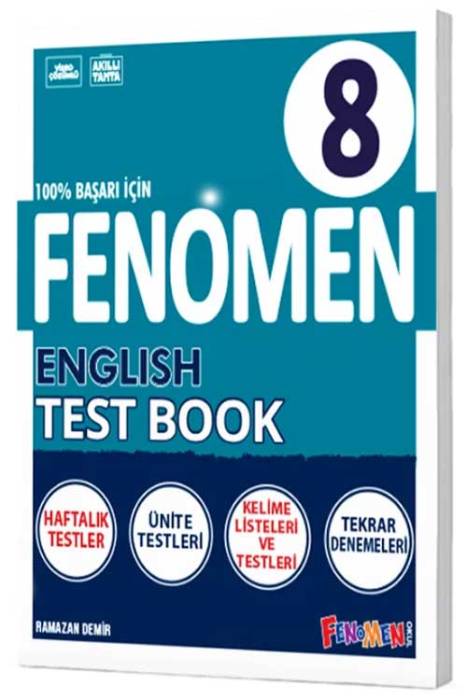 8. Sınıf English Test Book Fenomen Yayınları