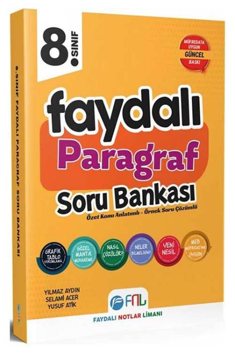 8. Sınıf Faydalı Paragraf Soru Bankası Faydalı Notlar Limanı