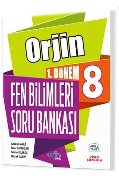 8. Sınıf Fen Bilimleri 1. Dönem Orjin Soru Bankası Kurmay ELT Yayınları