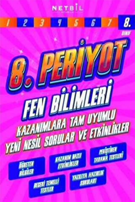 8. Sınıf Fen Bilimleri 8. Periyot Netbil Yayıncılık