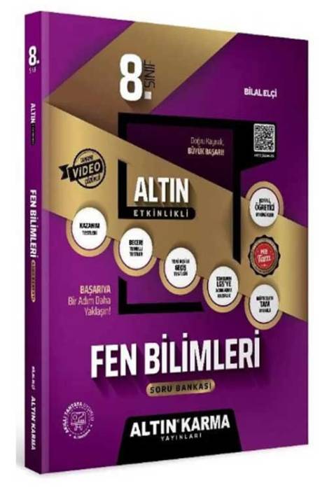 8. Sınıf Fen Bilimleri Altın Etkinlikli Soru Bankası Altın Karma Yayınları