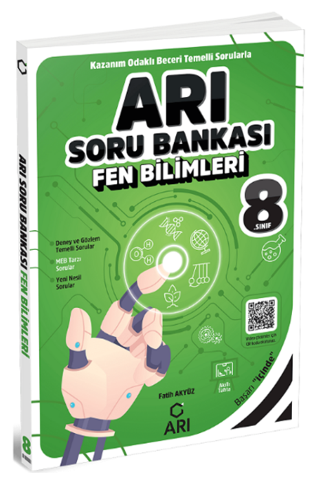 8. Sınıf Fen Bilimleri Arı Soru Bankası Arı Yayınları