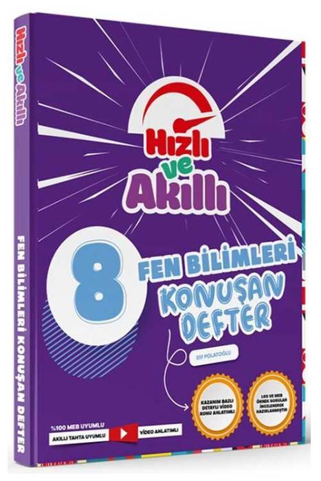 8. Sınıf LGS Fen Bilimleri Hızlı ve Akıllı Defter Konuşturan Defter Tammat Yayınları