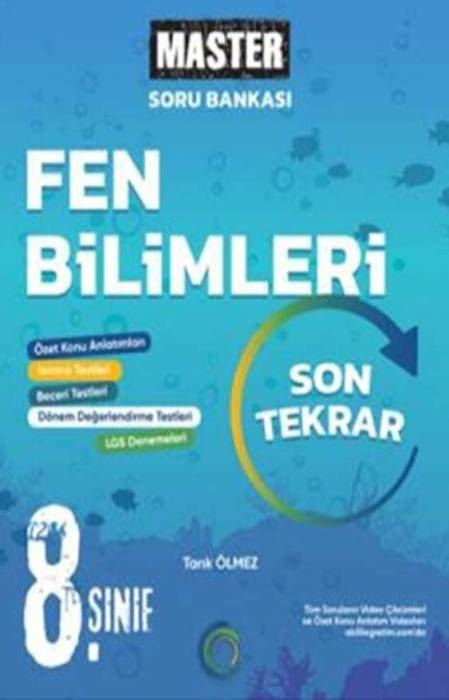 8. Sınıf Fen Bilimleri Master Son Tekrar Soru Bankası Okyanus Yayınları