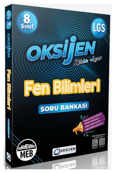 8. Sınıf Fen Bilimleri Soru Bankası Oksijen Yayınları