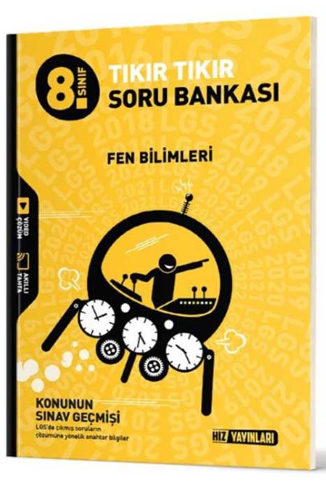 8. Sınıf Fen Bilimleri Tıkır Tıkır Soru Bankası Hız Yayınları