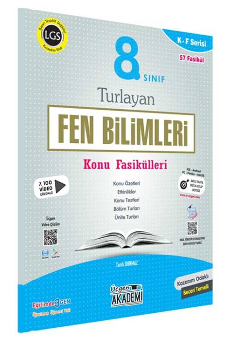 8. Sınıf Fen Bilimleri Turlayan Konu Fasikülleri Üçgen Akademi Yayınları