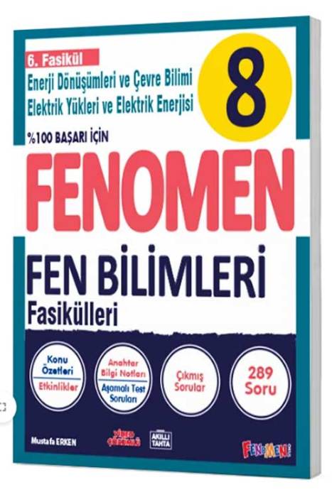 8. Sınıf Fenomen Fen Bilimleri 6. Fasikül Fenomen Yayınları