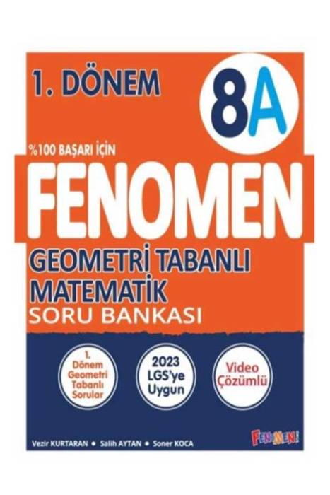 8. sınıf Geometri Tabanlı Matematik Soru Bankası 1. Dönem (A) Fenomen Yayınları