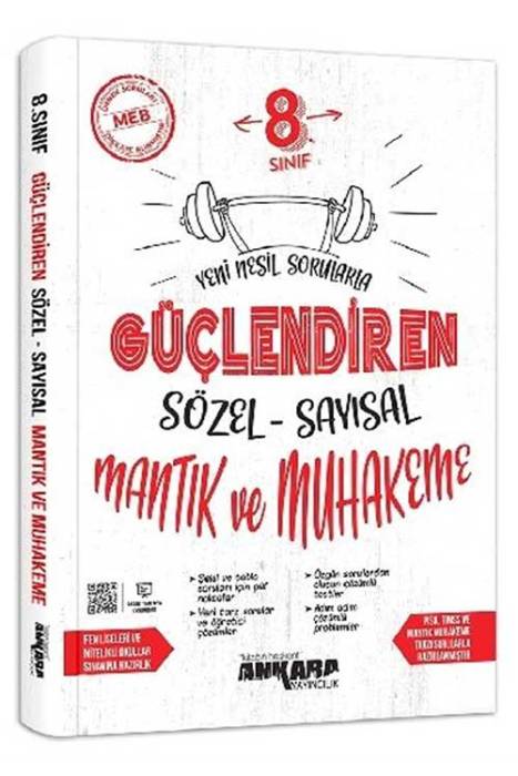 8. Sınıf Güçlendiren Sayısal-Sözel Muhakeme Soru Bankası Ankara Yayıncılık