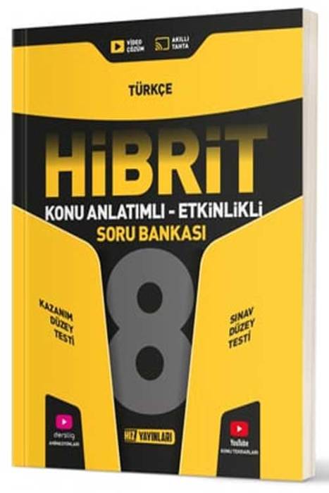 8. Sınıf Hibrit Türkçe Soru Bankası Hız Yayınları