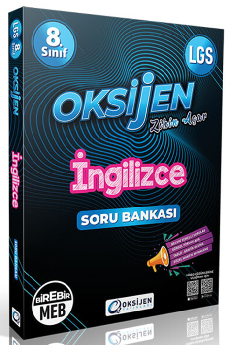 8. Sınıf İngilizce Soru Bankası Oksijen Yayınları