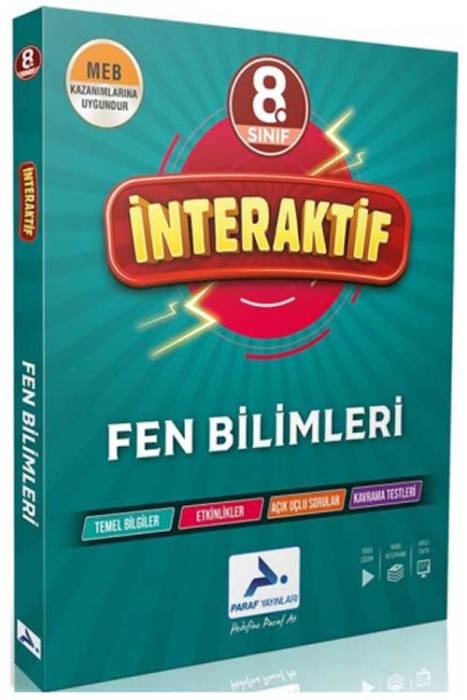 8. Sınıf İnteraktif Fen Bilimleri Soru Bankası Paraf Yayınları