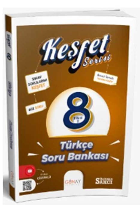 8. Sınıf Keşfet Plus Serisi Türkçe Soru Bankası Günay Yayınları