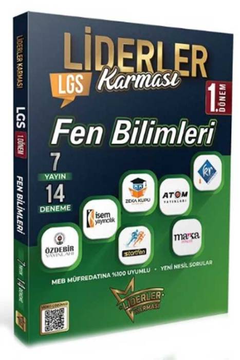 8. Sınıf LGS 1. Dönem Fen Bilimleri 7 Yayın 14 Deneme Çözümlü Liderler Karması