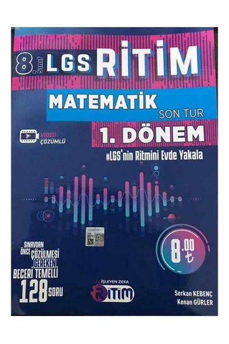 8. Sınıf LGS 1. Dönem Matematik Ritim Son Tur İşleyen Zeka Yayınları