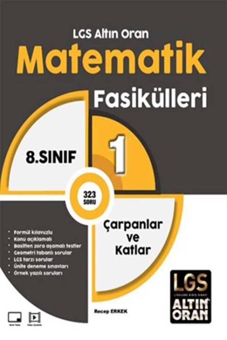 8. Sınıf LGS Altın Oran Matematik Fasikülleri 1 Çarpanlar ve Katlar Palme Yayınevi