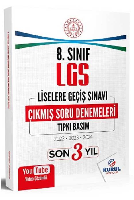 8. Sınıf LGS Çıkmış Soru Denemeleri Son 3 Yıl Tıpkı Basım Kurul Yayıncılık