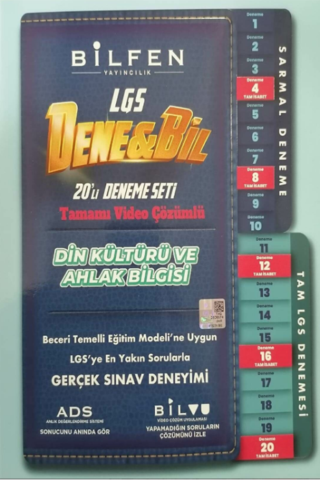 8. Sınıf LGS Denebil Din Kültürü 20 Deneme Seti - Bilfen Yayıncılık