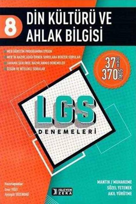 8. Sınıf LGS Din Kültürü ve Ahlak Bilgisi Denemeleri İşleyen Zeka Yayınları