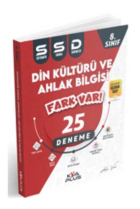 8. Sınıf LGS Din Kültürü ve Ahlak Bilgisi Fark Var 25 Deneme KVA Yayınları