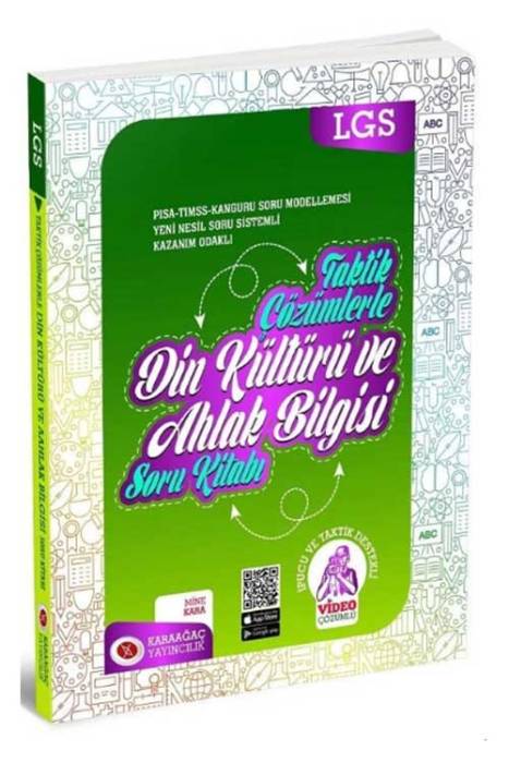 8. Sınıf LGS Din Kültürü ve Ahlak Bilgisi Taktik Çözümlerle Soru Kitabı Karaağaç Yayınları