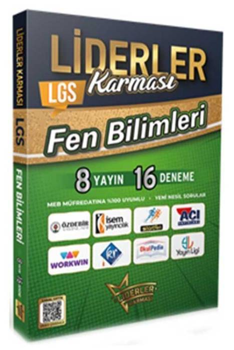 8. Sınıf LGS Fen Bilimleri Denemeleri 8 Yayın 16 Deneme Liderler Karması Yayınları