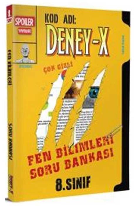 8. Sınıf LGS Fen Bilimleri Deney X Soru Bankası Spoiler Yayınları