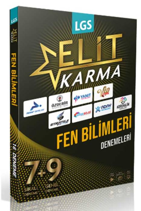 8. Sınıf LGS Fen Bilimleri Elit Karma 16 Deneme Video Çözümlü Paraf Yayınları