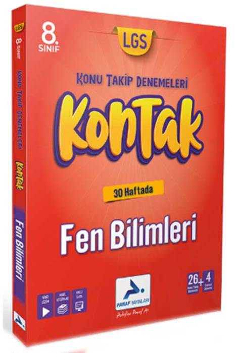 8. Sınıf LGS Fen Bilimleri Kontak Konu Takip Denemeleri Paraf Yayınları