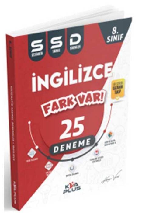 8. Sınıf LGS İngilizce Fark Var 25 Deneme KVA Yayınları