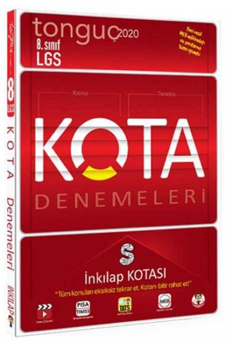 8. Sınıf LGS KOTA Konu Taramaları İnkılap Kotası Tonguç Akademi Yayınları