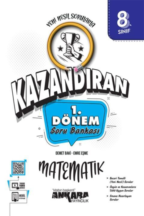 8. Sınıf LGS Matematik 1. Dönem Soru Bankası Ankara Yayıncılık