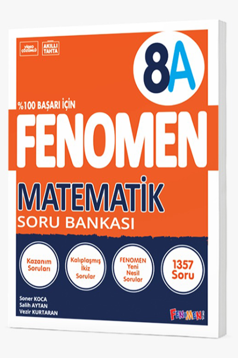 8. Sınıf LGS Matematik A Soru Bankası Fenomen Yayınları