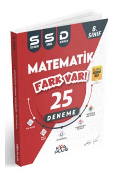 8. Sınıf LGS Matematik Fark Var 25 Deneme KVA Yayınları