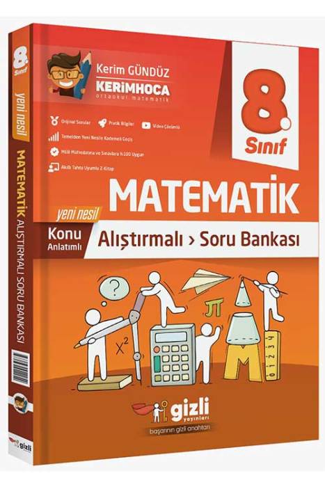 8. Sınıf LGS Matematik Konu Anlatımlı Alıştırmalı Soru Bankası Gizli Yayınları