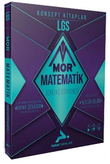 8. Sınıf LGS Matematik Mor Soru Kütüphanesi Paraf Yayınları