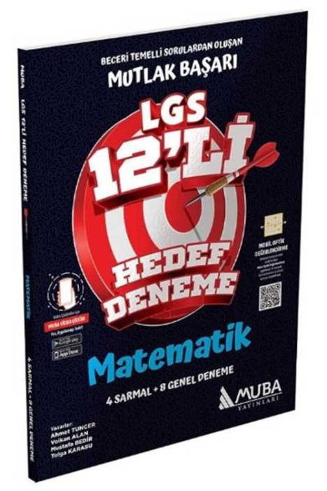 8. Sınıf LGS Matematik Mutlak Başarı Hedef 12 Deneme Muba Yayınları