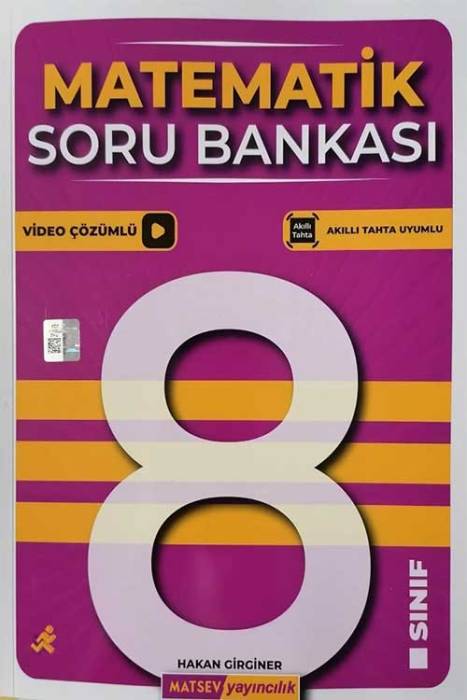 8. Sınıf LGS Matematik Soru Bankası Şeritli Güncel Matsev Yayıncılık