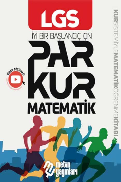 8. Sınıf LGS Parkur Matematik Başlangıç Soru Kitabı Video Çözümlü Metin Yayınları