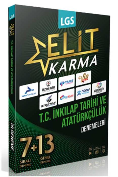 8. Sınıf LGS TC İnkılap Tarihi ve Atatürkçülük Elit Karma 20 Deneme Video Çözümlü Paraf Yayınları