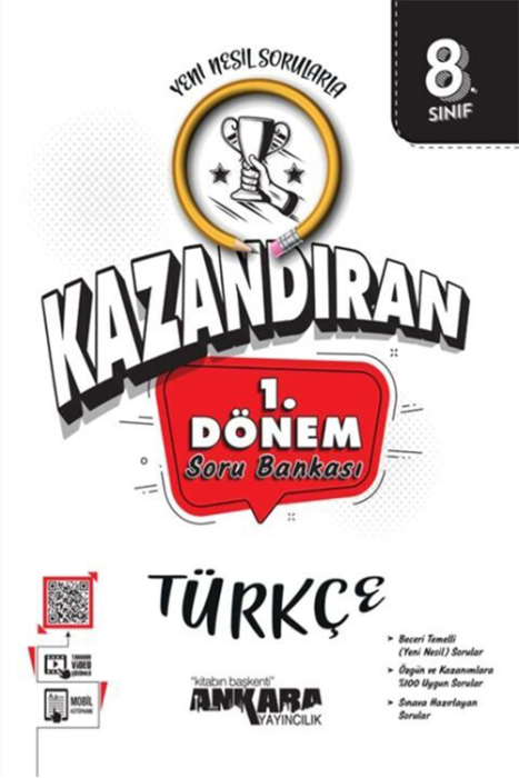 8. Sınıf LGS Türkçe 1. Dönem Soru Bankası Ankara Yayıncılık