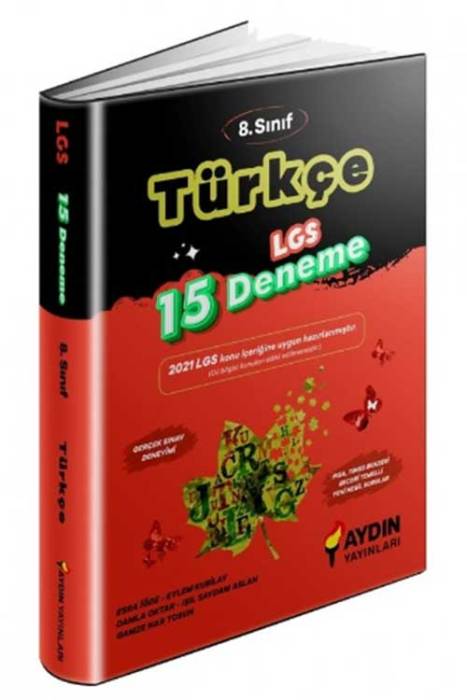 8. Sınıf LGS Türkçe 15 Deneme Aydın Yayınları